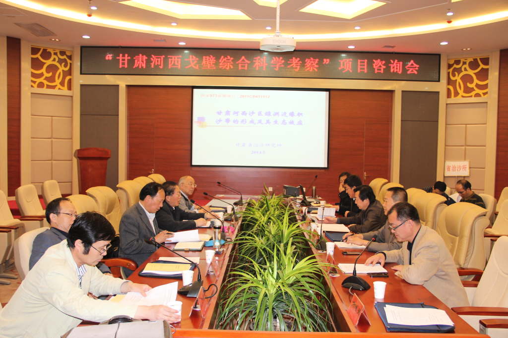 甘肃省治沙研究所召开“甘肃河西戈壁综合科学考察”项目专家咨询会